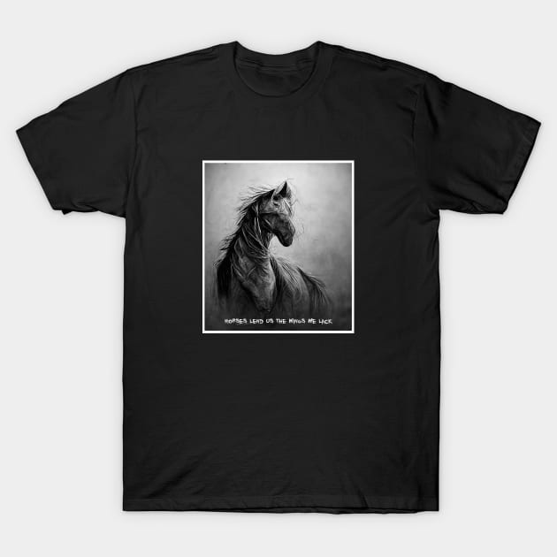 horses wings T-Shirt by ElArrogante